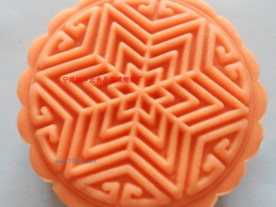 供应月饼模具12004-月饼图样-幸运六角图1