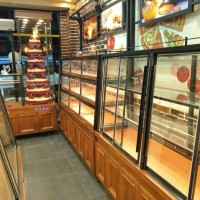 供应饼店、蛋糕展柜，单面柜-HM7