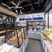 烘焙饼店、蛋糕店空间设计，案例-摩卡香城