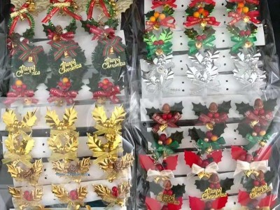 供应供应2018新款圣诞蛋糕装饰陶瓷，插件，配饰，纸卡、插牌...图1