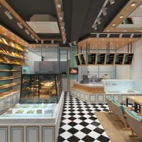 供应饼店、蛋糕展柜，单面柜-HM10