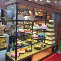 供应饼店、蛋糕展柜，单面柜-HM4