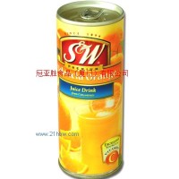 供应S&W牌瓦伦西橙汁饮料