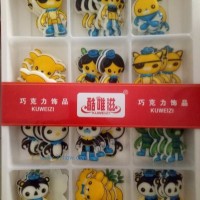 厂家直销蛋糕西点巧克力装饰件-卡通造型15