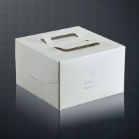 供应烘焙包装蛋糕盒西点盒-白色珠光