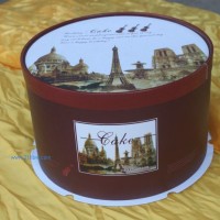 供应圆盒－－巴黎铁塔蛋糕盒