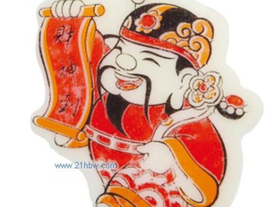 供应巧克力装饰件：财神图1