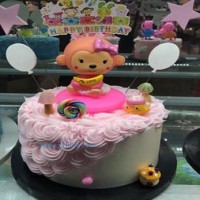 蛋糕摆件DIY套组猴子气球星星插件生日聚会蛋糕饰品套装