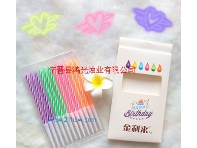 供应螺纹蛋糕蜡烛图1