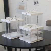 一手货源 生产蛋糕盒，半透明，纸盒，全透明等等