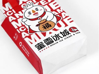 定制手提无纺布袋黏胶保温袋蛋糕便当古茗奶茶蜜雪冰城打包袋定做图2