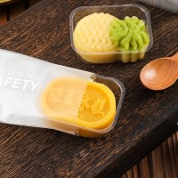 现货厂家透明绿豆糕托食品内托长方形糕点底托