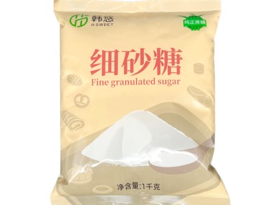 韩悠细砂糖1000克 小包装白糖整箱批发图3