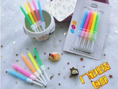 一次性生日蛋糕餐具 蜡烛套装图3