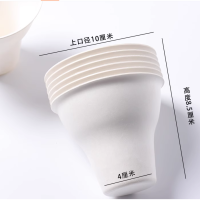 甘蔗浆模压甜品手捧栗子杯300ml