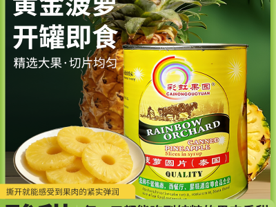 泰国菠萝圆片罐头 黄金菠萝图2