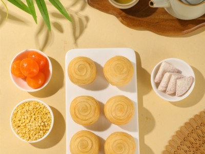 手工潮式酥皮月饼加工定制香港和记隆源头工厂图2