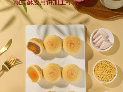 手工潮式酥皮月饼加工定制香港和记隆源头工厂图3
